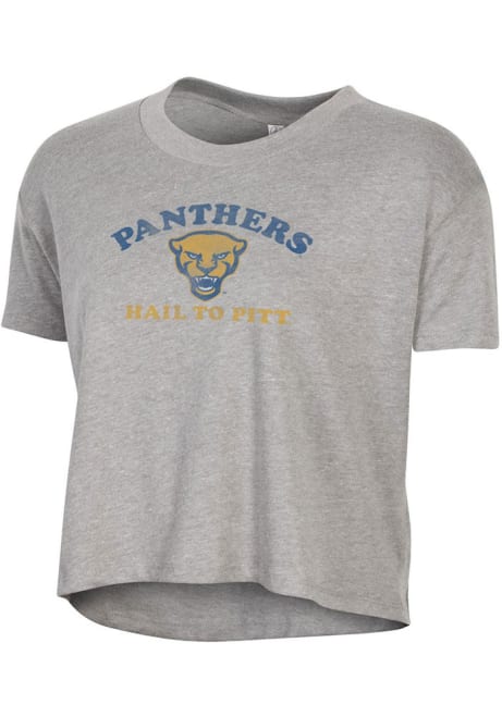 Pitt Panthers Grey Alternative Apparel Headliner Short Sleeve T-Shirt