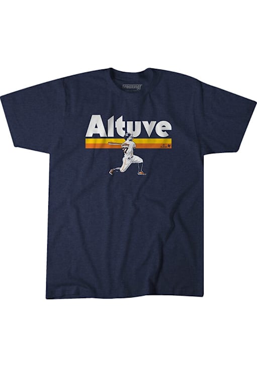 Jose Altuve Houston Astros NAVY Slugger Short Sleeve Fashion