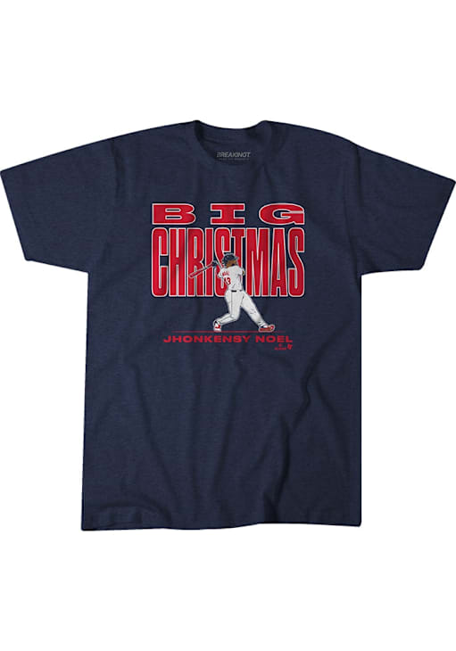 Jhonkensy Noel Cleveland Guardians NAVY Big Christmas Short Sleeve