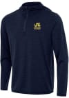 Main image for Mens Drexel Dragons Navy Blue Antigua Academic Tidy Qtr Zip Pullover