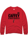 Main image for Jakorion Caffey Rally Mens Red Cincinnati Bearcats NIL Stacked Box Player Crew