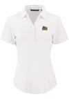 Main image for Womens Drexel Dragons White Cutter and Buck Forge Eco Polo Short Sleeve Polo Shirt