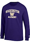 Main image for Mens Washington Huskies Purple Champion Logo Alumni Jersey Tee