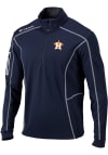 Main image for Columbia Houston Astros Mens Navy Blue Shotgun Long Sleeve Qtr Zip Pullover
