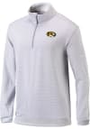 Main image for Columbia Missouri Tigers Mens Grey Heat Seal Omni-Wick Even Lie Long Sleeve 1/4 Zip Pullover