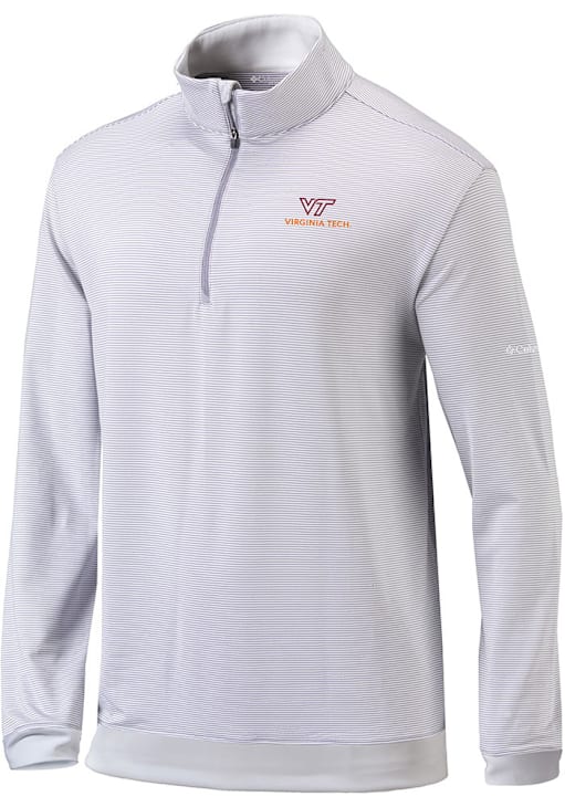 Columbia Virginia Tech Hokies Mens GREY Heat Seal Omni-Wick Even