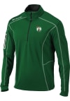 Main image for Columbia Boston Celtics Mens Green Heat Seal Omni-Wick Shotgun Long Sleeve 1/4 Zip Pullover