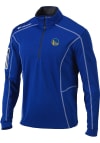 Main image for Columbia Golden State Warriors Mens Blue Heat Seal Omni-Wick Shotgun Long Sleeve Qtr Zip Pullover
