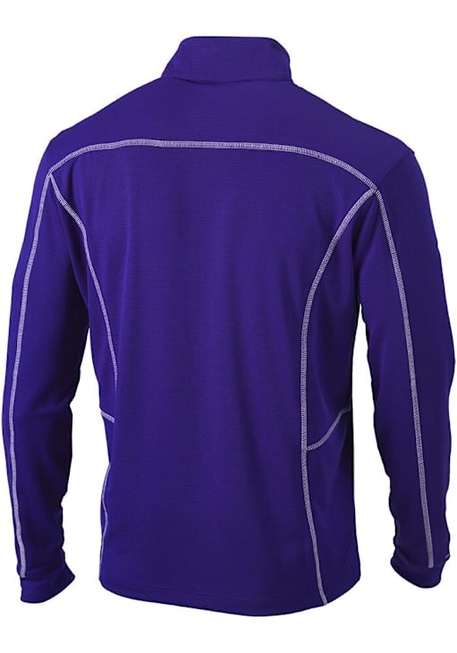 Columbia Tarleton State Texans Mens Purple Shotgun Long Sleeve Qtr Zip Pullover