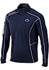 Main image for Mens Penn State Nittany Lions Navy Blue Columbia Shotgun Qtr Zip Pullover