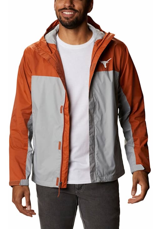 Columbia Texas Longhorns Mens BURNTORANGE Glennaker Storm Light