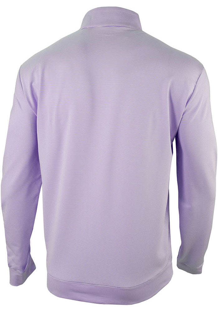 Columbia Mens LAVENDER K-State Wildcats Even Lie Long Sleeve Qtr