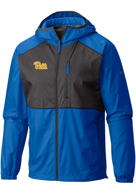 Mens Pitt Panthers Blue Columbia Flash Forward Light Weight Jacket