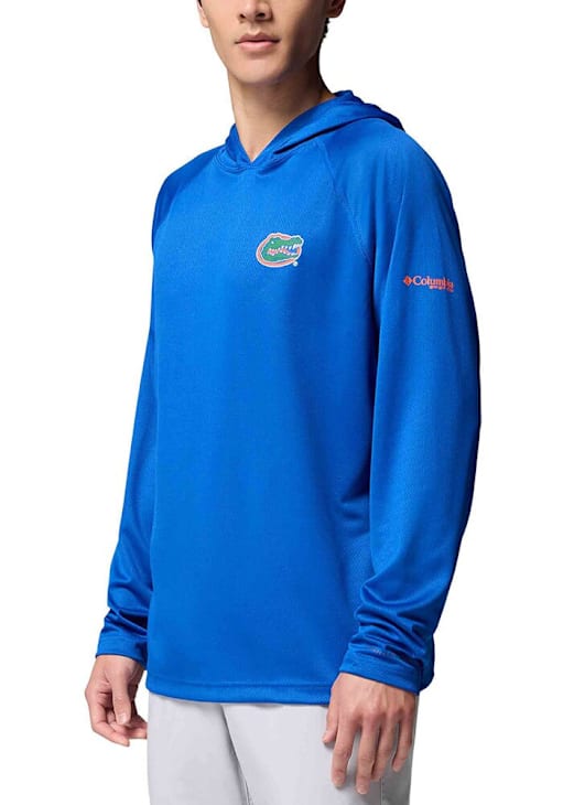 Florida Gators Mens Columbia ROYAL PFG Solar Stream Hood 20707144
