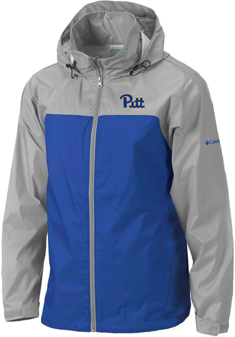 Mens Pitt Panthers Blue Columbia Glennaker Lake II Light Weight Jacket