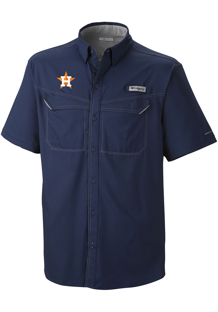 columbia astros fishing shirt