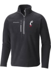 Main image for Columbia Cincinnati Bearcats Mens Black Fast Trek III Long Sleeve Qtr Zip Pullover