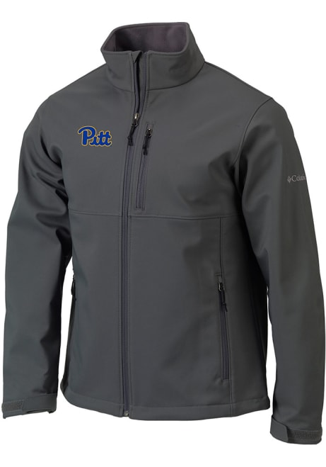 Mens Pitt Panthers Charcoal Columbia Ascender Heavyweight Jacket