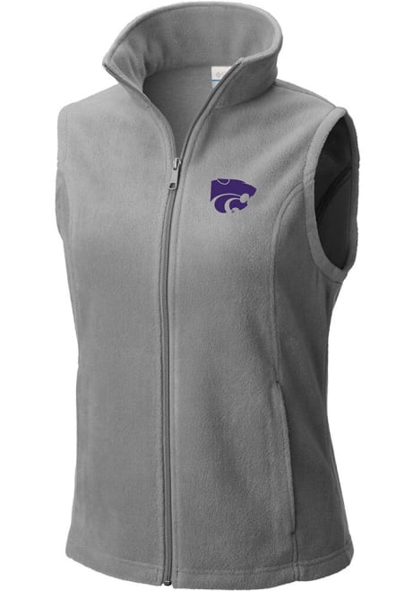 Womens K-State Wildcats Grey Columbia Benton Springs Vest