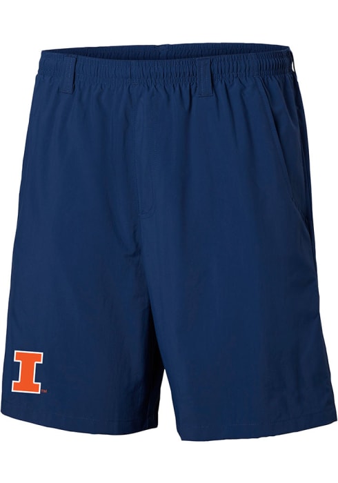 Illinois Fighting Illini Columbia Navy Blue Backcast Shorts