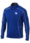 Main image for Columbia Kentucky Wildcats Mens Blue Shotgun Long Sleeve 1/4 Zip Pullover