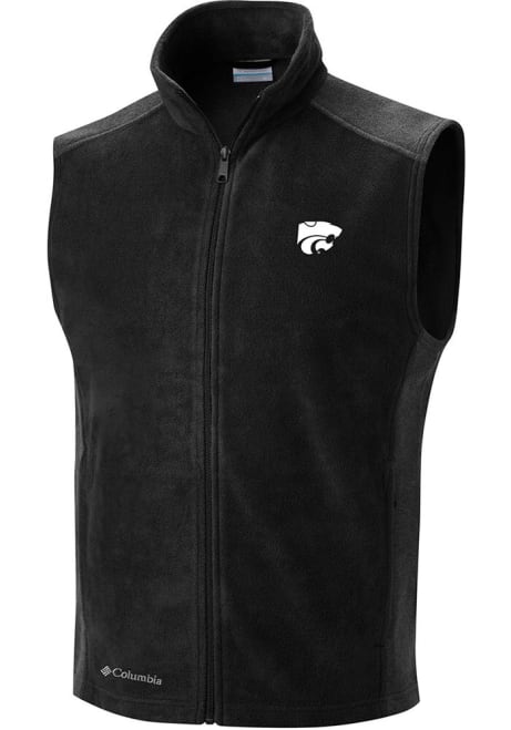 Mens K-State Wildcats Black Columbia Flanker Vest