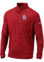 Columbia St Louis Cardinals Red Approach 1/4 Zip Pullover