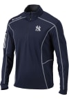 Main image for Columbia New York Yankees Mens Navy Blue Omni-Wick Shotgun Long Sleeve 1/4 Zip Pullover