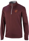 Main image for Columbia Cleveland Cavaliers Mens Maroon Wickham Hills Long Sleeve 1/4 Zip Pullover