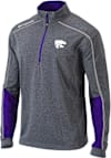 Main image for Mens K-State Wildcats Purple Columbia Heat Seal Omni-Wick Shotgun Qtr Zip Pullover