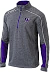 Main image for Mens Washington Huskies Purple Columbia Heat Seal Omni-Wick Shotgun Qtr Zip Pullover