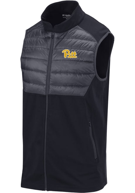 Mens Pitt Panthers Black Columbia In the Element Vest