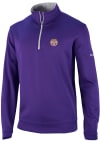 Main image for Columbia LSU Tigers Mens Purple Wickham Hills Long Sleeve 1/4 Zip Pullover