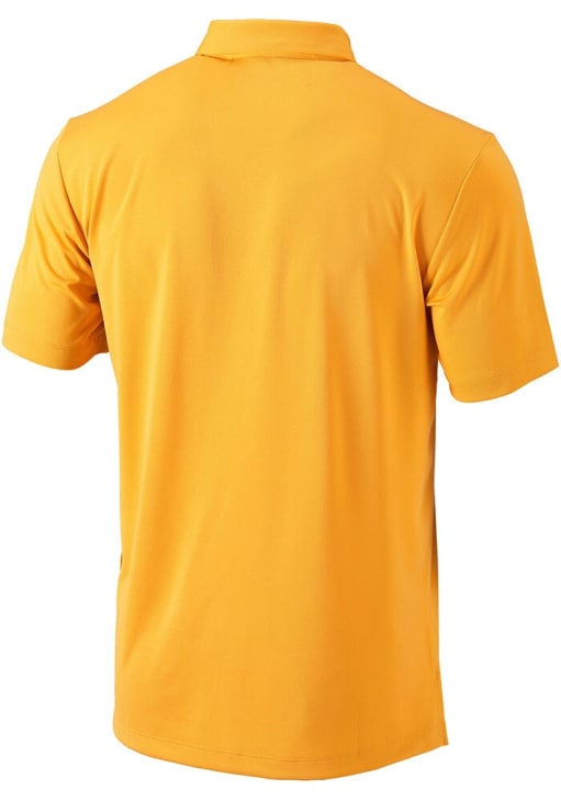 Columbia LSU Tigers Mens Gold Drive Short Sleeve Polo