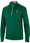 Main image for Columbia Michigan State Spartans Mens Green Wickham Hills Long Sleeve 1/4 Zip Pullover
