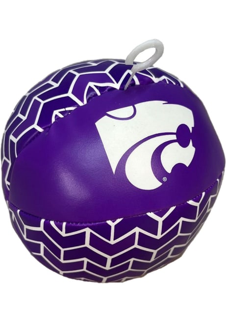Purple K-State Wildcats 4 Inch Basketball Softee Ball