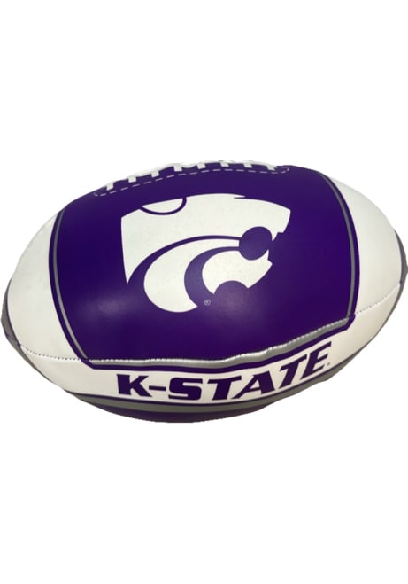 Purple K-State Wildcats 6 Inch Football Softee Ball