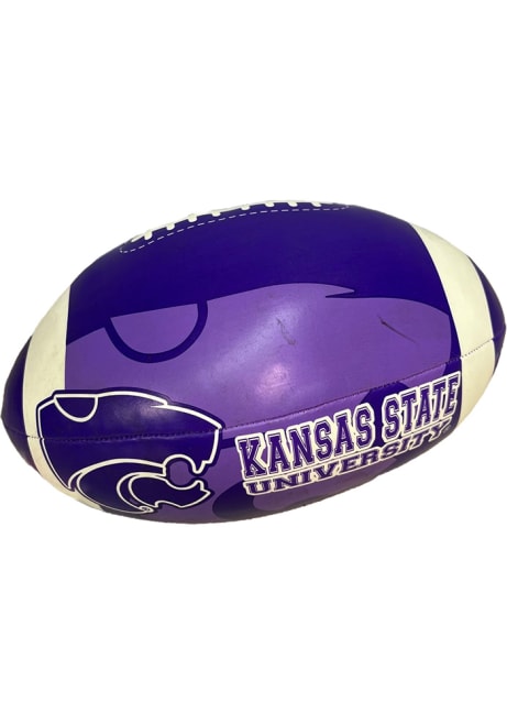 Purple K-State Wildcats 8 Inch Football Softee Ball
