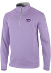 Main image for Columbia K-State Wildcats Mens Lavender Wickham Hills Long Sleeve 1/4 Zip Pullover