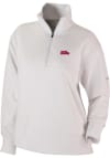 Main image for Columbia Ole Miss Rebels Womens White Heat Seal Omni Wick Birchwood Hills 1/4 Zip Pullover