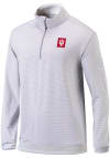 Main image for Columbia Indiana Hoosiers Mens Grey Even Lie Long Sleeve 1/4 Zip Pullover