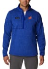 Main image for Columbia FC Cincinnati Mens Blue Sweater Weather Long Sleeve Qtr Zip Pullover