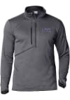 Main image for Columbia TCU Horned Frogs Mens Grey Park View Long Sleeve 1/4 Zip Pullover