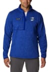 Main image for Columbia Creighton Bluejays Mens Blue Sweater Weather Long Sleeve 1/4 Zip Pullover