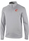 Main image for Columbia Cleveland Cavaliers Mens Grey Wickham Hills Long Sleeve 1/4 Zip Pullover