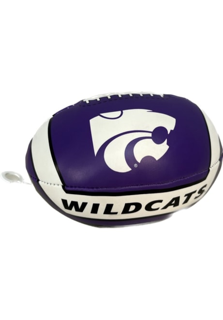 Purple K-State Wildcats 6in Football Softee Ball