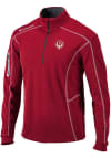 Main image for Columbia Temple Owls Mens Red Shotgun Long Sleeve 1/4 Zip Pullover