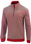 Main image for Columbia Detroit Red Wings Mens Red Even Lie Long Sleeve 1/4 Zip Pullover