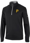 Main image for Columbia Pittsburgh Pirates Mens Black Wickham Hills Long Sleeve 1/4 Zip Pullover