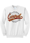 Main image for Central Michigan Chippewas Mens White Yearbook Crest Long Sleeve Crew Sweatshirt